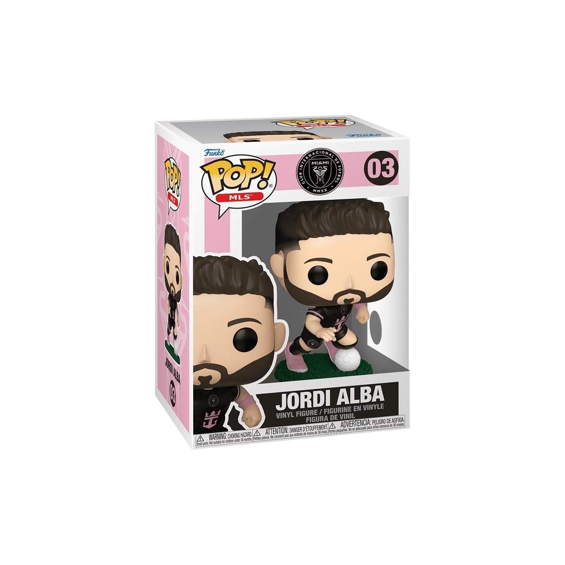 Inter Miami Jordi Alba Funko Pop! Vinylfigur samlarobjekt | Hem & Hobby | Pryloteket