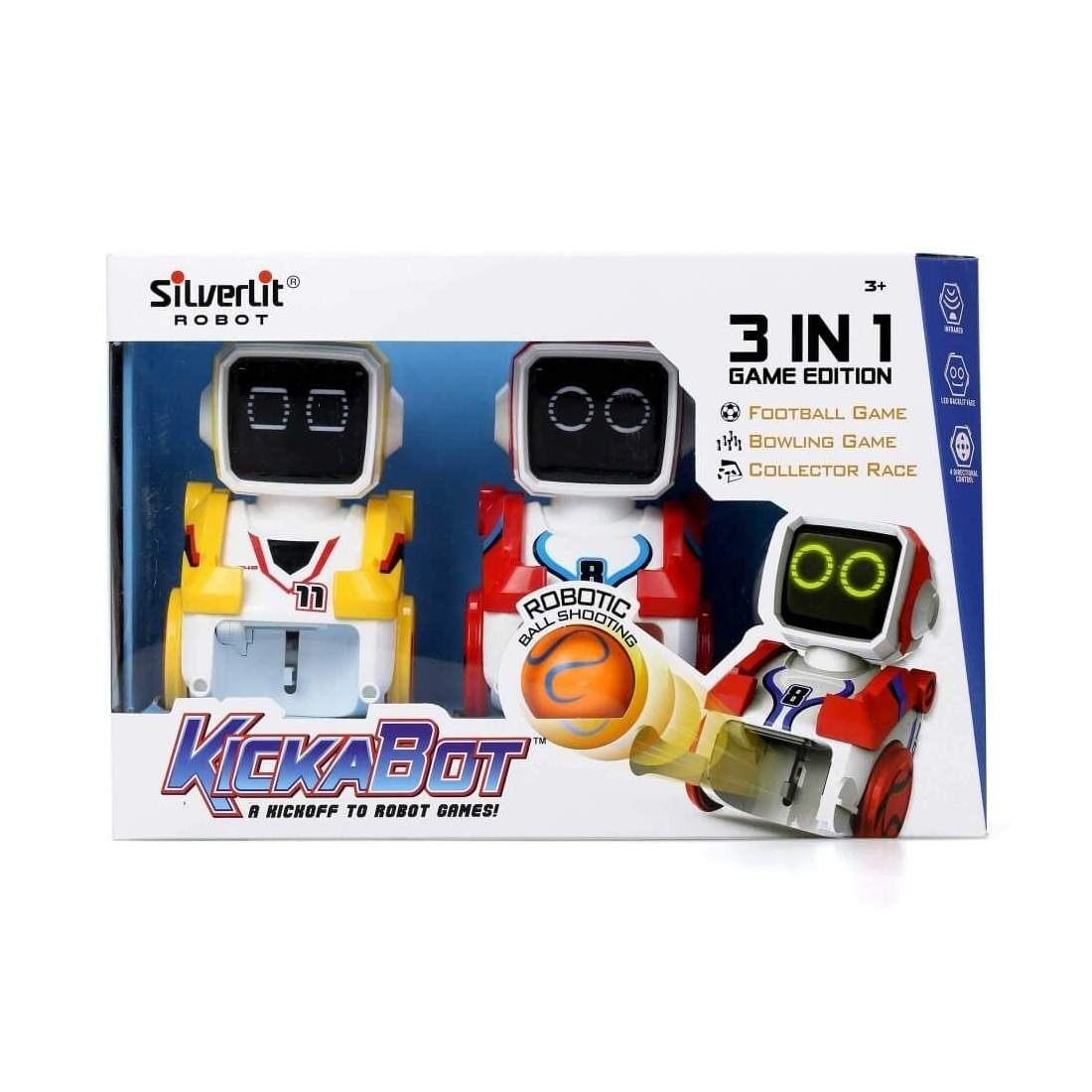 Kickabot Twin Pack - Fjärrkontrollrobotar för barn | Hem & Hobby | Pryloteket