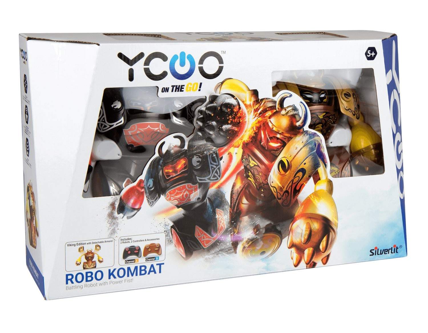Robo Kombat Viking Robots Twin Pack til interaktiv leg