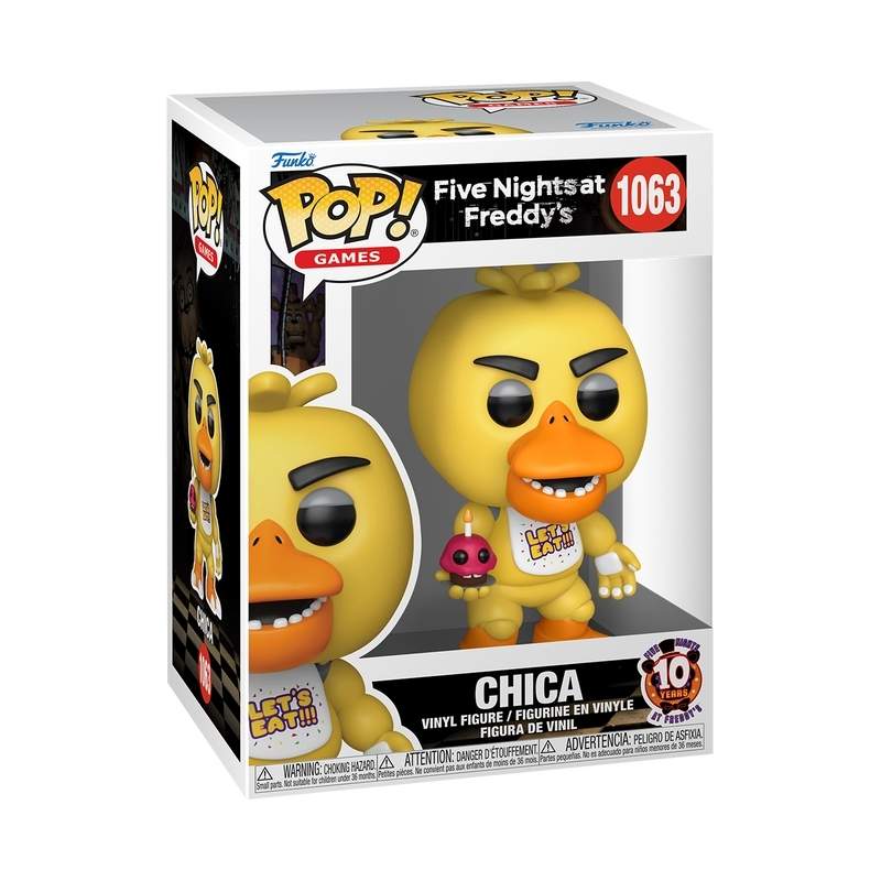 Fem nætter på Freddy's Chica Funko Pop! Vinyl figur