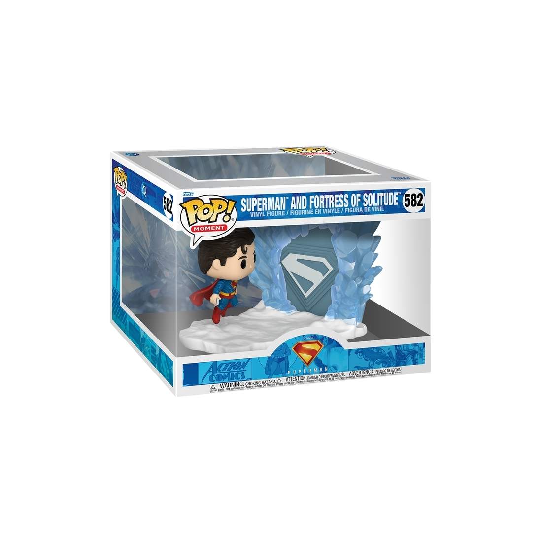 Superman Funko Pop! Vinylfigur med Fortress of Solitude Display | Hem & Hobby | Pryloteket