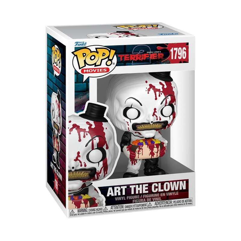 Terrifier Art the Clown Funko Pop! Vinylfigur med Candy Head