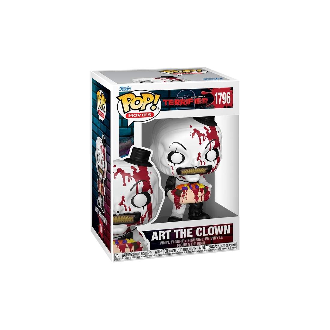 Terrifier Art the Clown Funko Pop! Vinylfigur med godishuvud | Hem & Hobby | Pryloteket