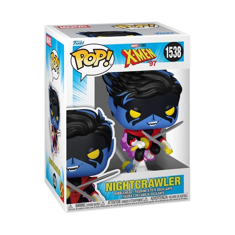 X-Men '97 Nightcrawler Funko Pop! Vinyl figur samleobjekt