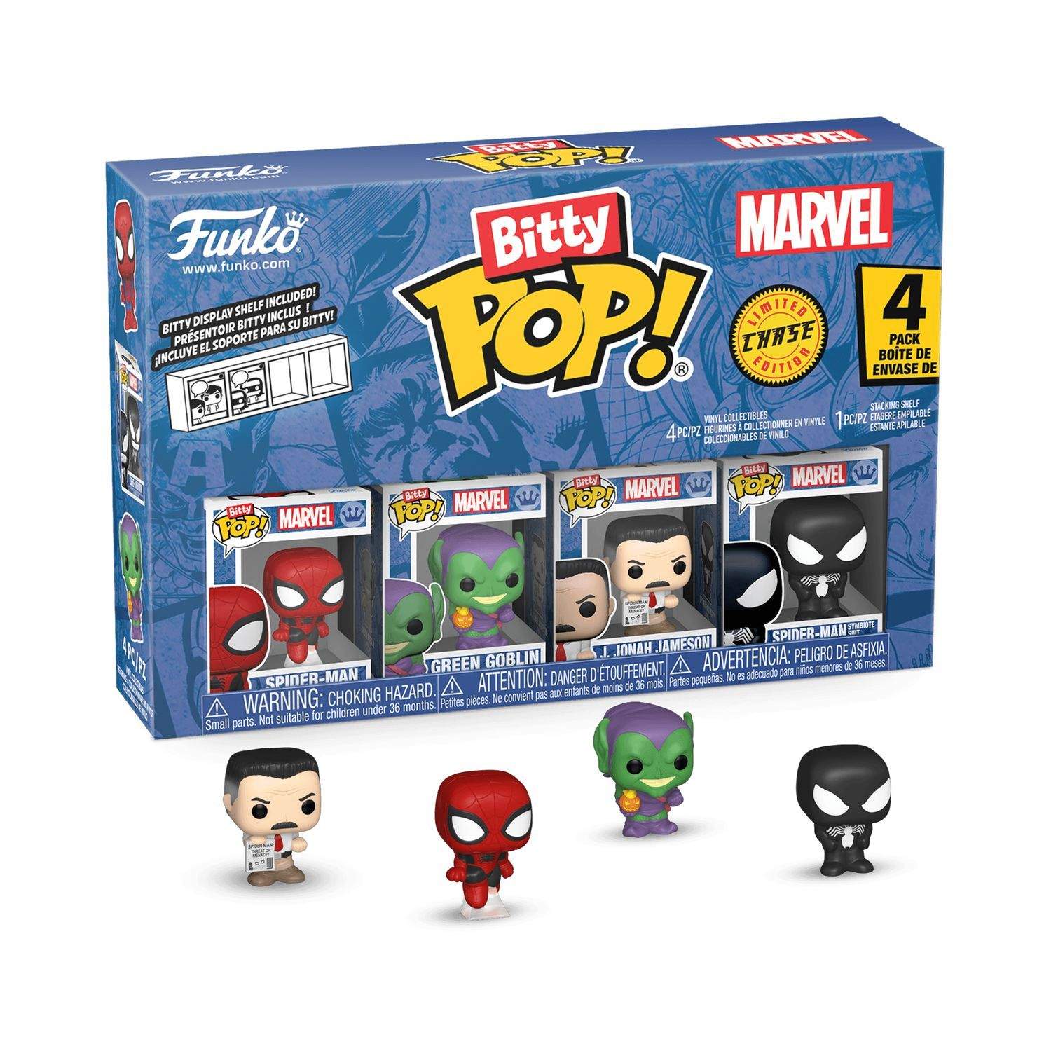 Spider-Man Funko Bitty POP! Figur Multipack - 5 samleobjekter