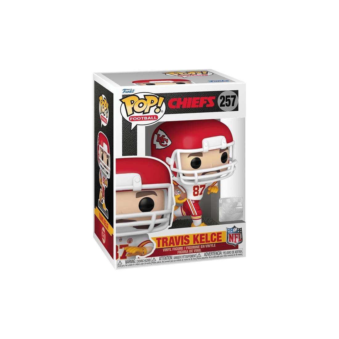 NFL Travis Kelce Funko Pop! Vinylfigur - Away Jersey Edition | Hem & Hobby | Pryloteket
