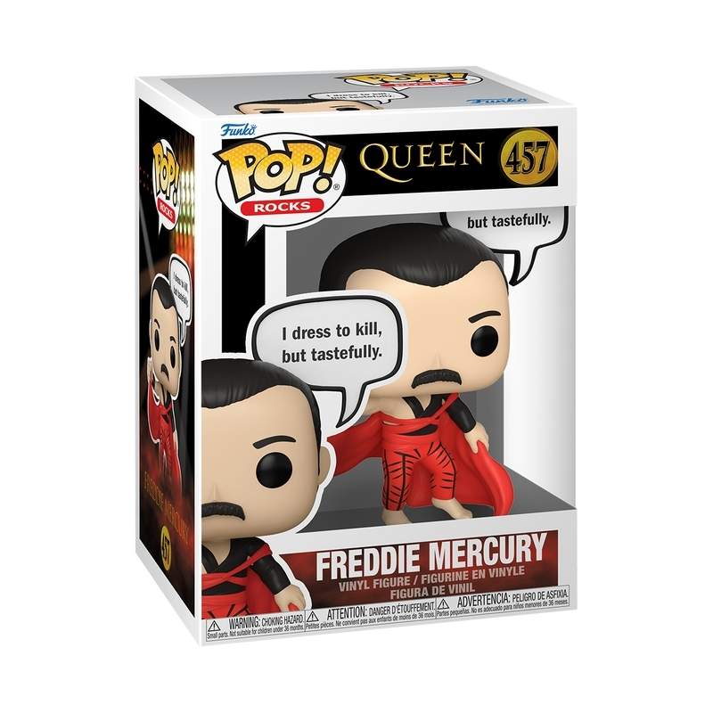 Freddie Mercury Funko Pop! Vinylfigur med ordsprog