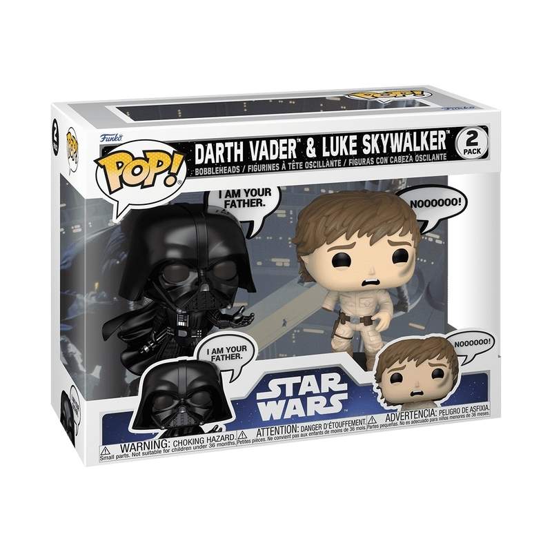 Darth Vader & Luke Skywalker Funko Pop! Vinylfigurer, 2-pak