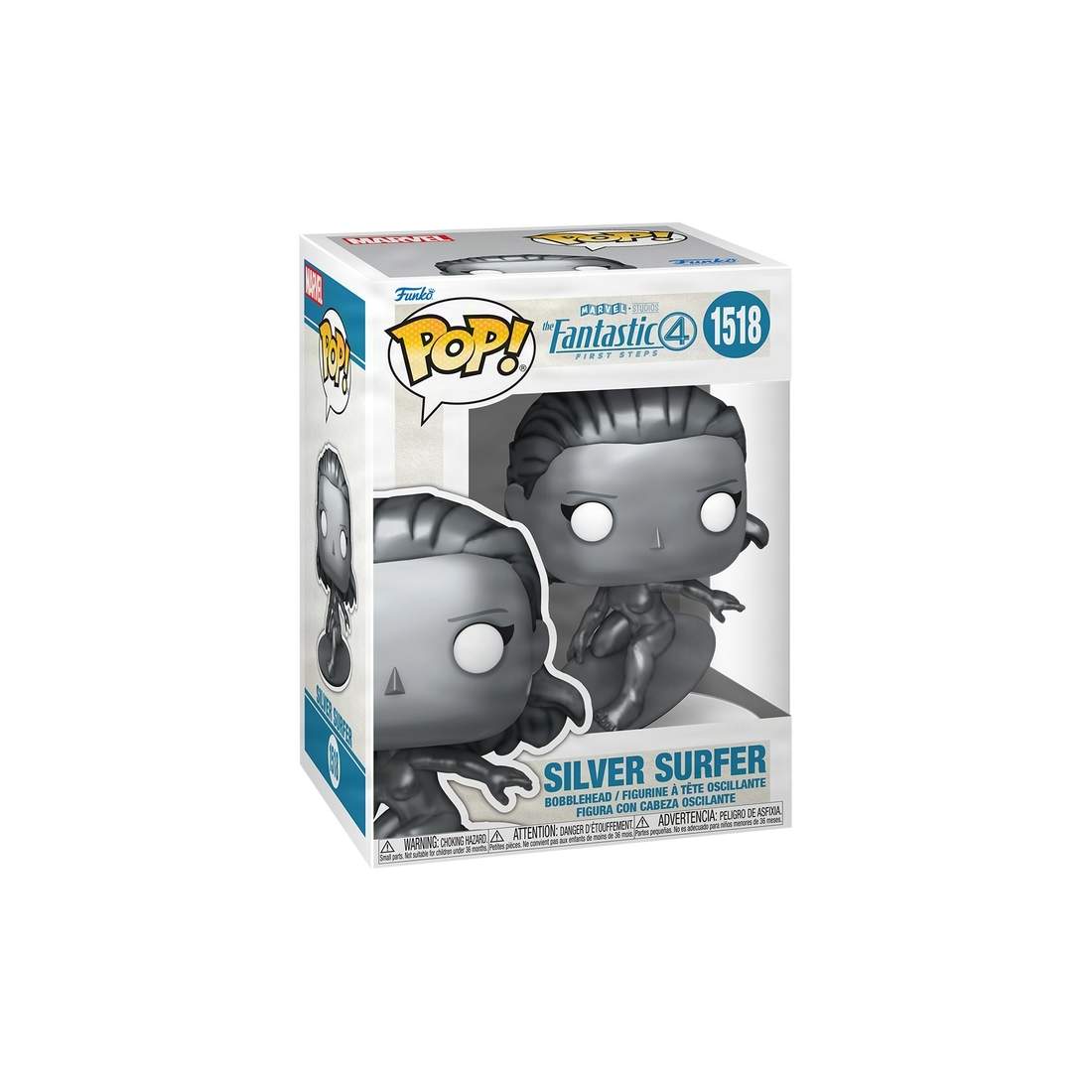 Silver Surfer Funko Pop! Vinylfigur - Marvel Fantastic Four Collectible | Hem & Hobby | Pryloteket
