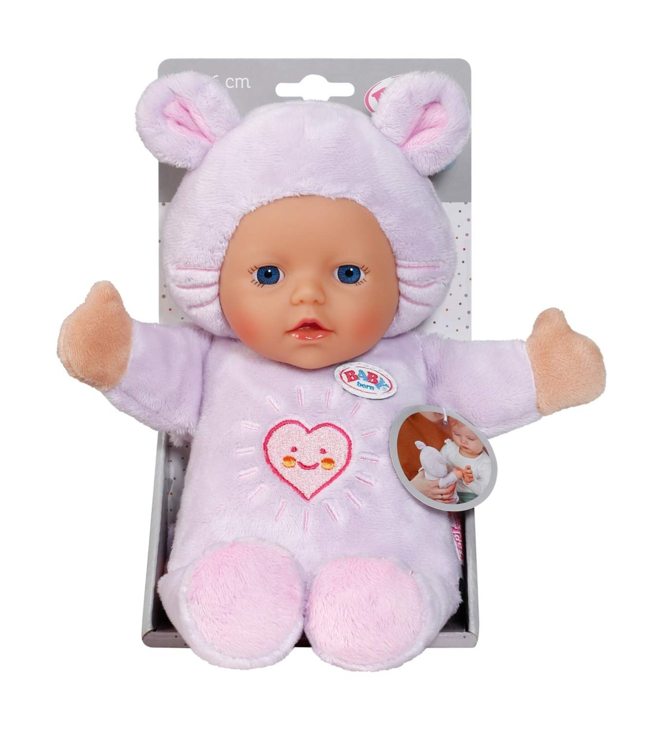 Babydocka 26 cm, rolig musdesign för spädbarn | Hem & Hobby | Pryloteket