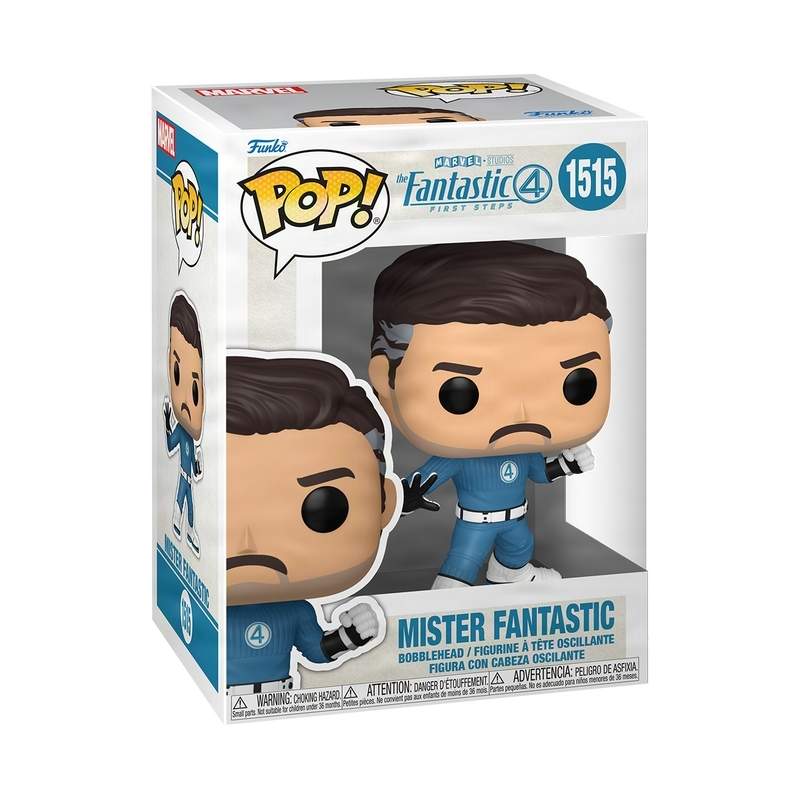 Marvel Funko Pop! Vinylfigur - Mister Fantastic, 3,75 tommer