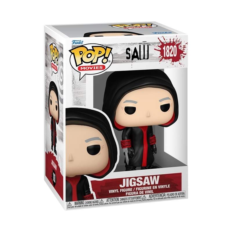 Så Jigsaw Funko Pop! Vinylfigur med Chase Variant