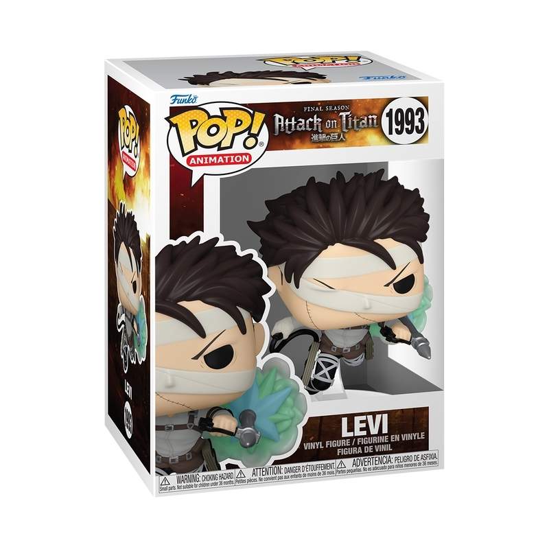 Angreb på Titan Funko Pop Vinyl Figur - Levi med bandager