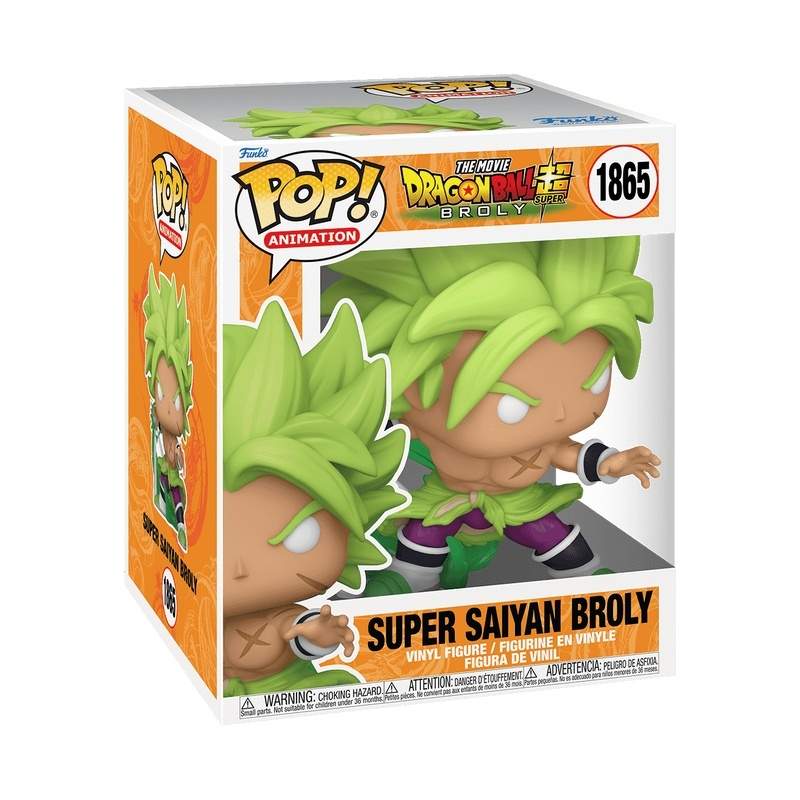 Dragon Ball Super Broly Funko Pop Vinyl Figur, 4-tommer