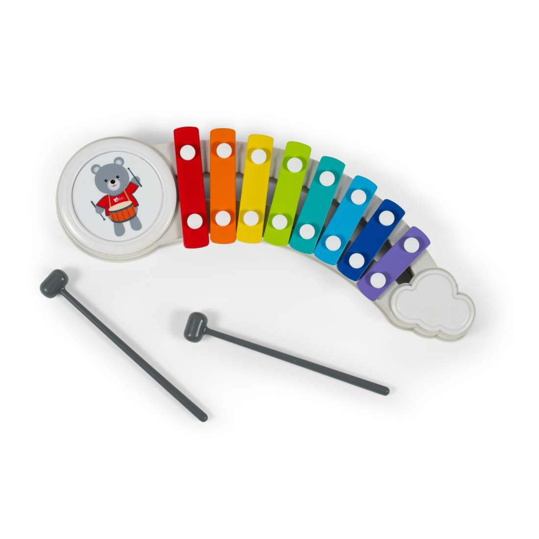 Xylofon med 8 färgglada nycklar och klubba för barn | Hem & Hobby | Pryloteket
