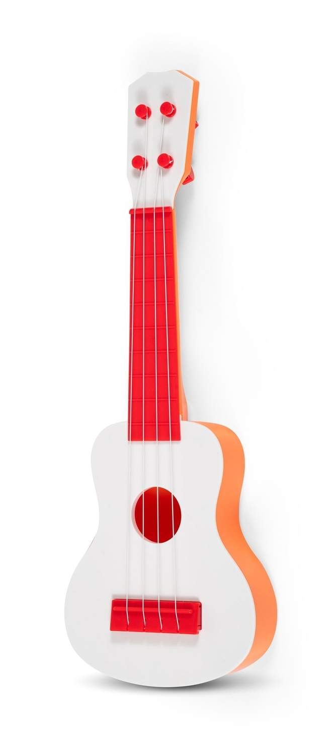 Elektrisk guitar, solid krop, 6 strenge, begyndervenlig