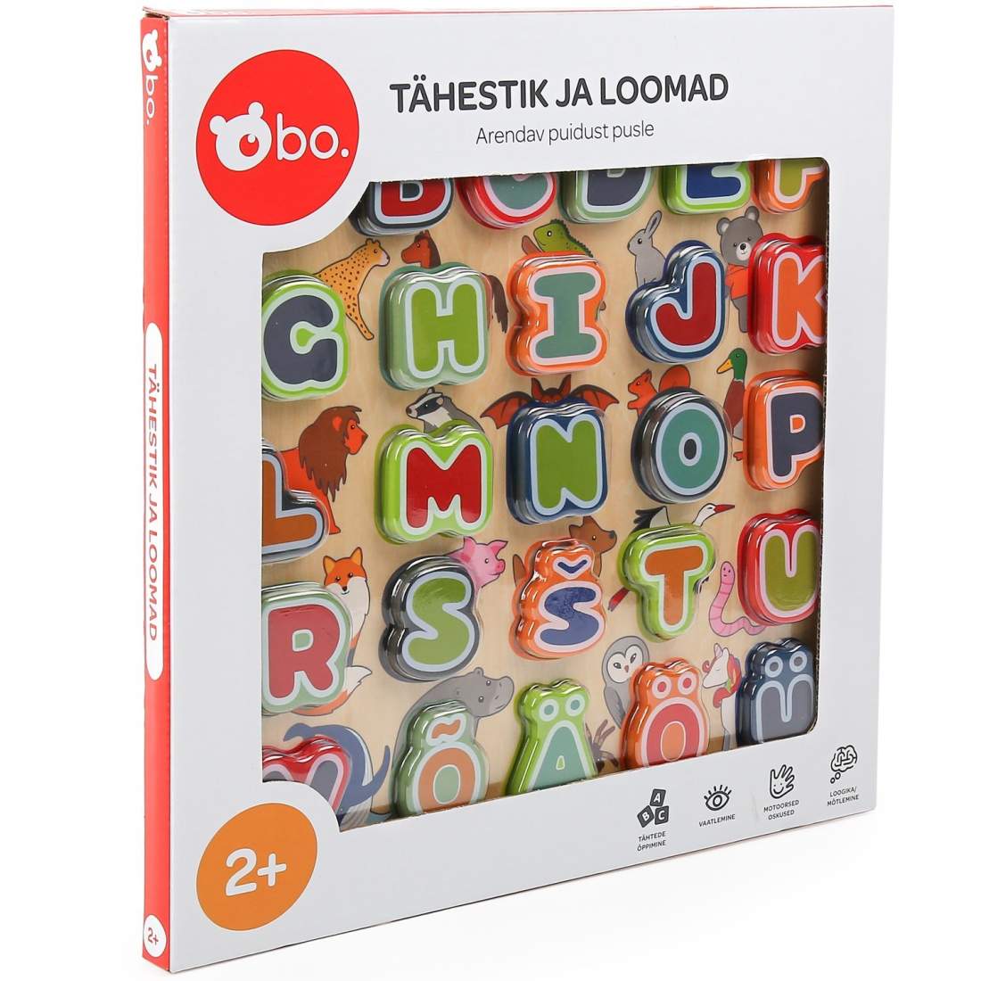 Alfabet och djur Pedagogiskt träpussel för barn | Hem & Hobby | Pryloteket