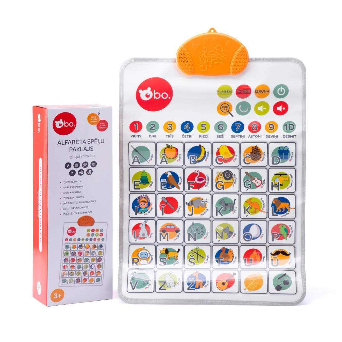 Alphabet Playmat Pedagogisk leksak för barn - lettiska språket | Hem & Hobby | Pryloteket