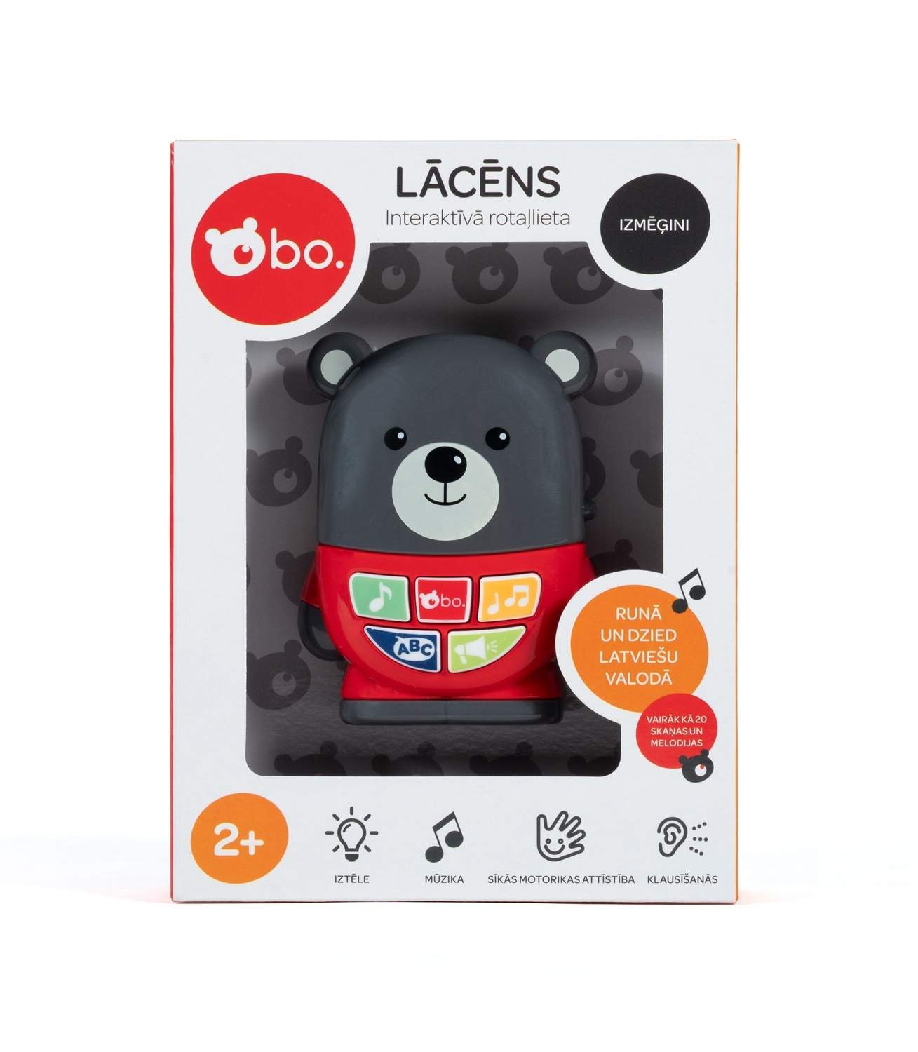 Musiklegetøj til babyer, interaktiv bjørn med lyde