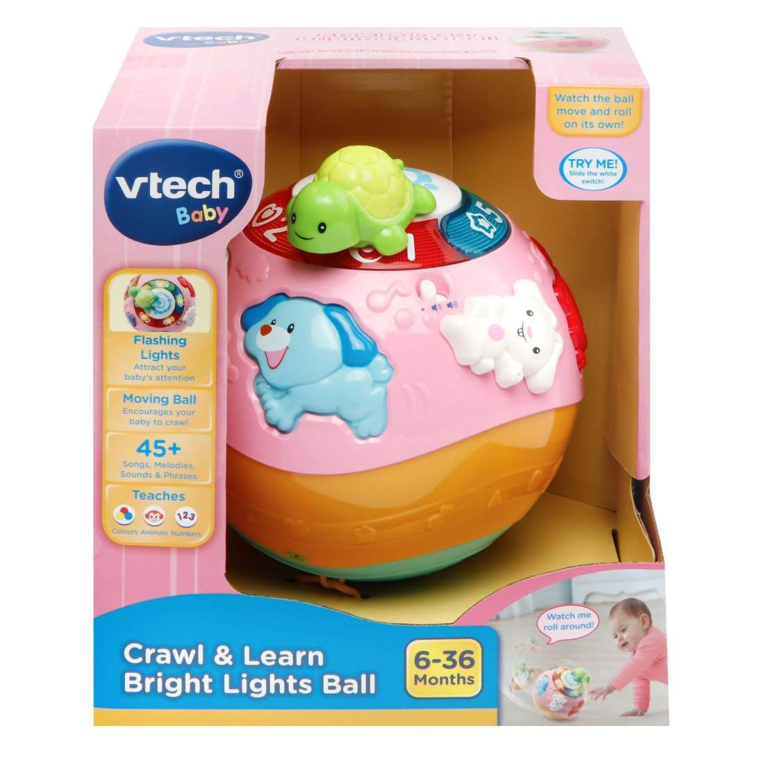 Krypa och lär dig pedagogisk leksaksboll för spädbarn och småbarn | Hem & Hobby | Pryloteket