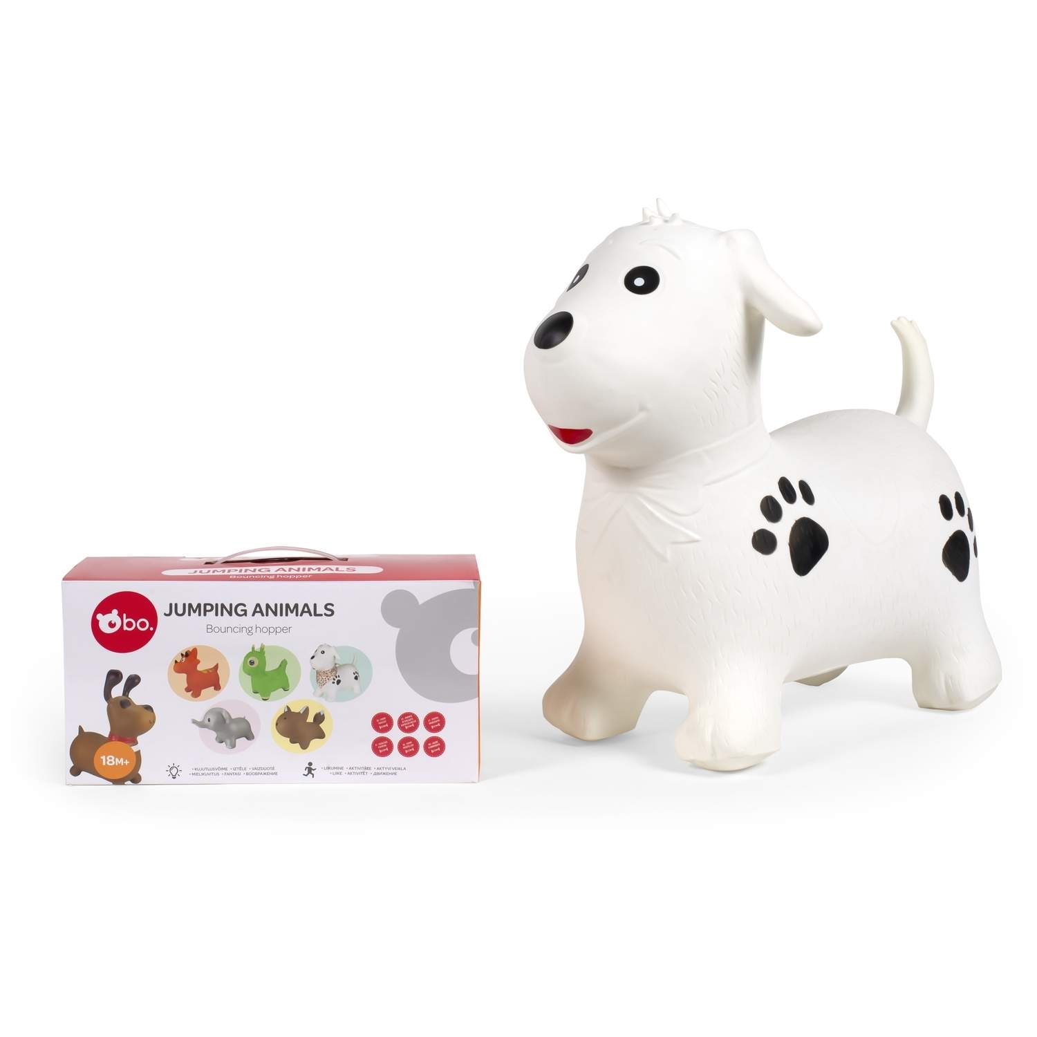 Jumping Animal Toy - dalmatisk design, interaktiv leg