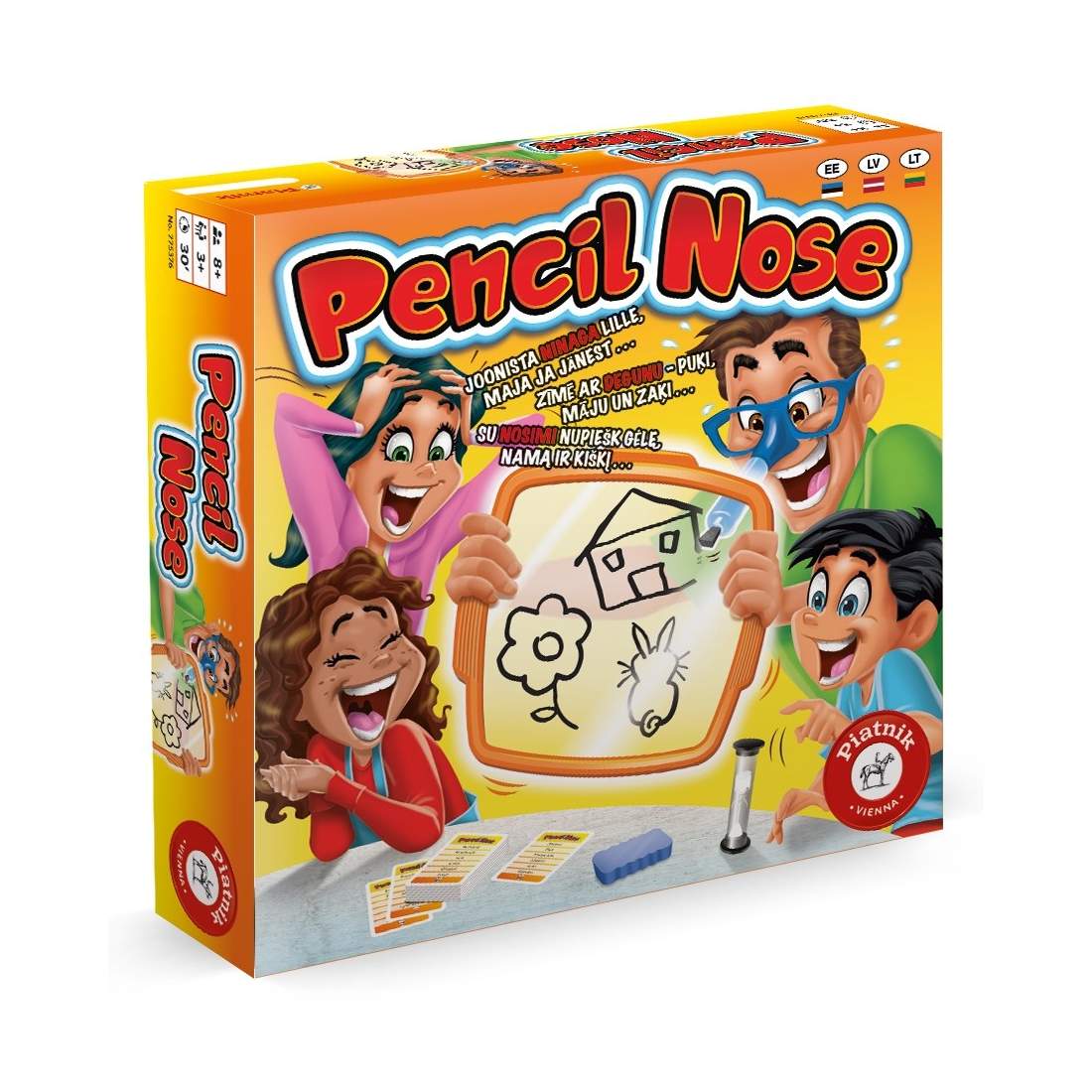 Pencil Nose Brädspel för familjens skoj, 2-6 spelare | Hem & Hobby | Pryloteket