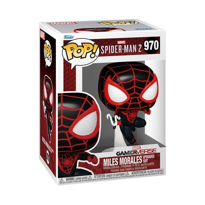 Spider-Man 2 Miles Morales Funko Pop Vinyl Figur Samlerobjekt