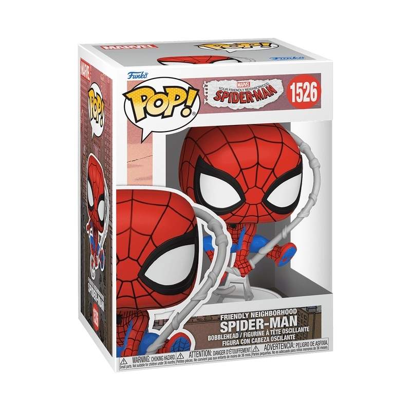 Spider-Man vinylfigur, venligt kvarter, endelig kulør