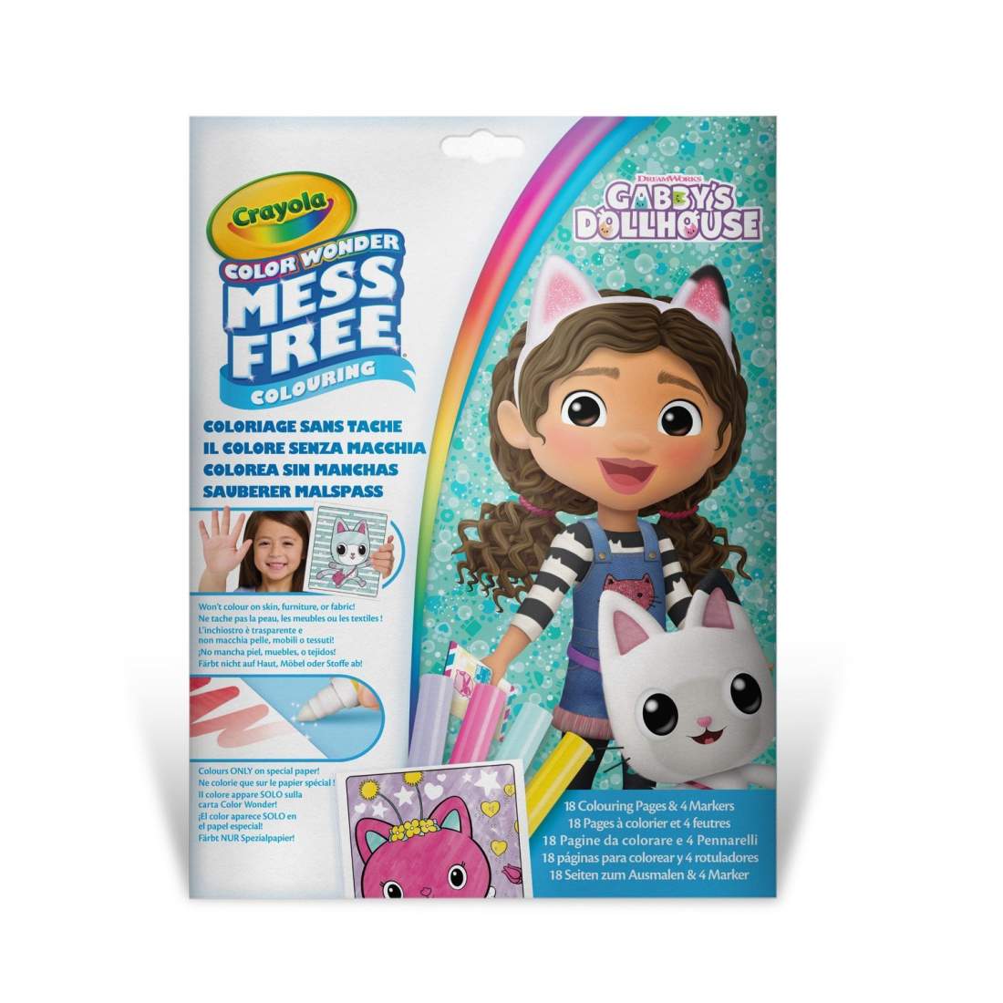 Color Wonder Set för Gabbys Dollhouse, rörfria konsttillbehör | Hem & Hobby | Pryloteket