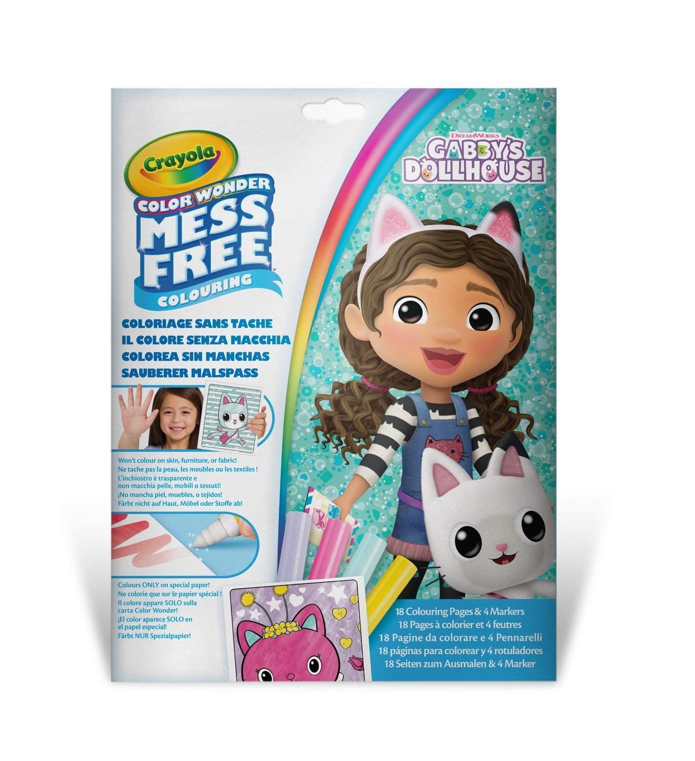 Farvevidundersæt til Gabbys dukkehus, rodfri kunsttilbehør