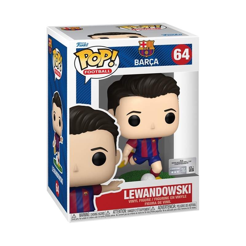 Barcelona Robert Lewandowski Funko Pop! Vinyl figur samleobjekt