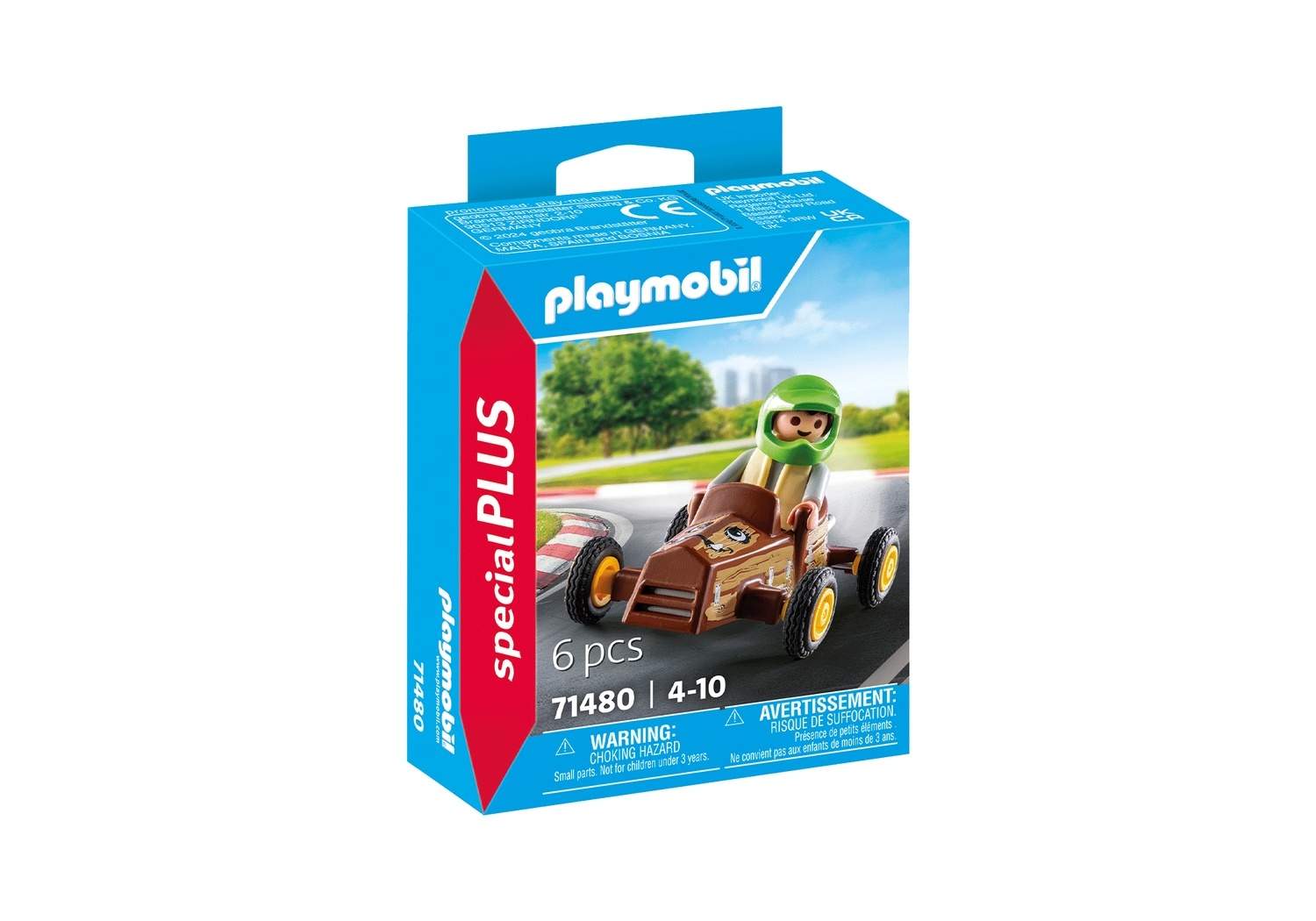 Go-Kart legesæt med barnefigur og tilbehør
