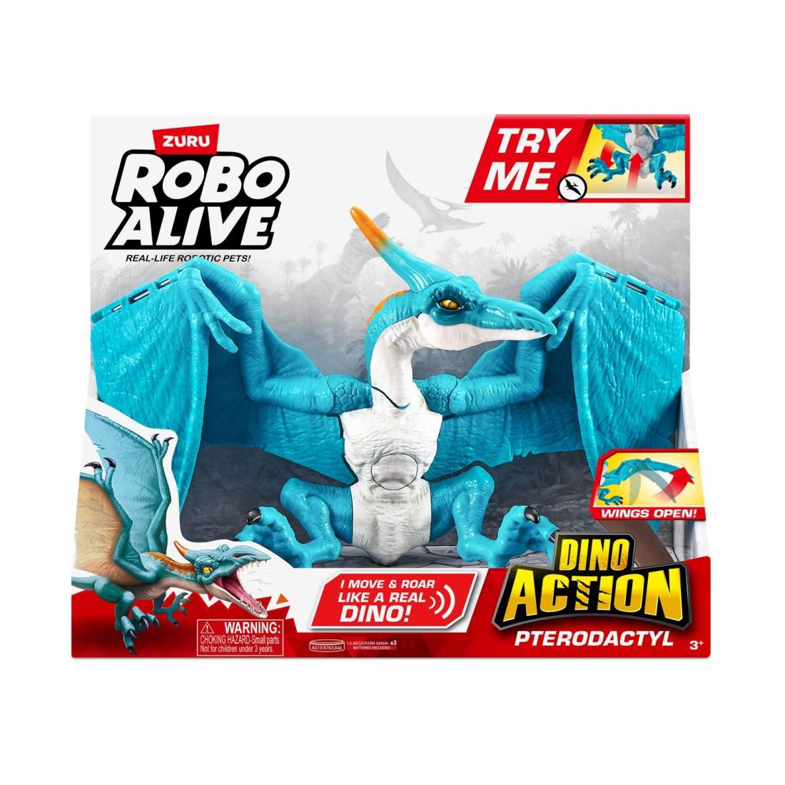 Interaktiv Dino Action Pterodactyl leksak för barn | Hem & Hobby | Pryloteket