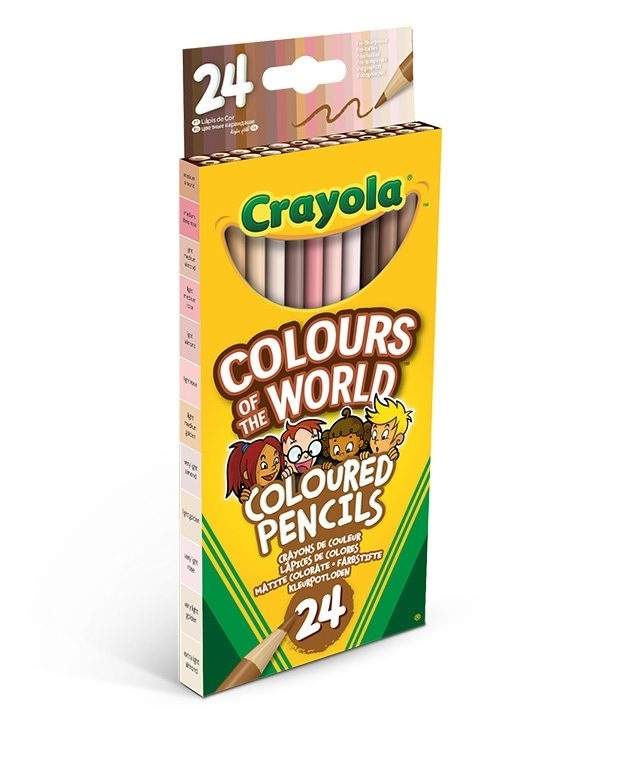 Farveblyanter, 24 Count, Crayola Colours of the World
