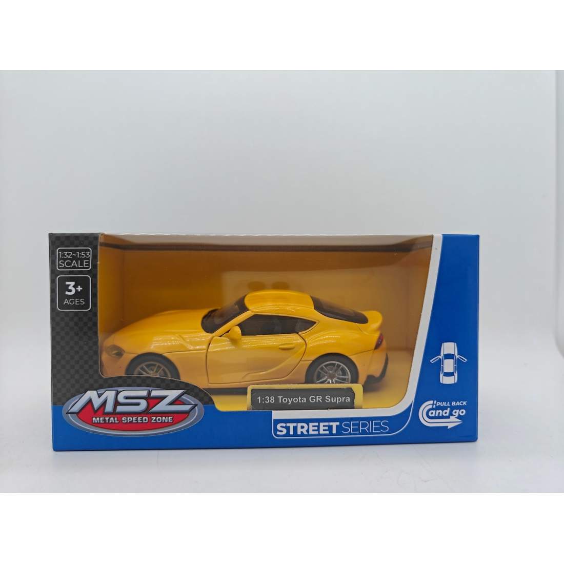 Toyota GR Supra formgjuten modell, skala 1:38, samlarbil | Hem & Hobby | Pryloteket