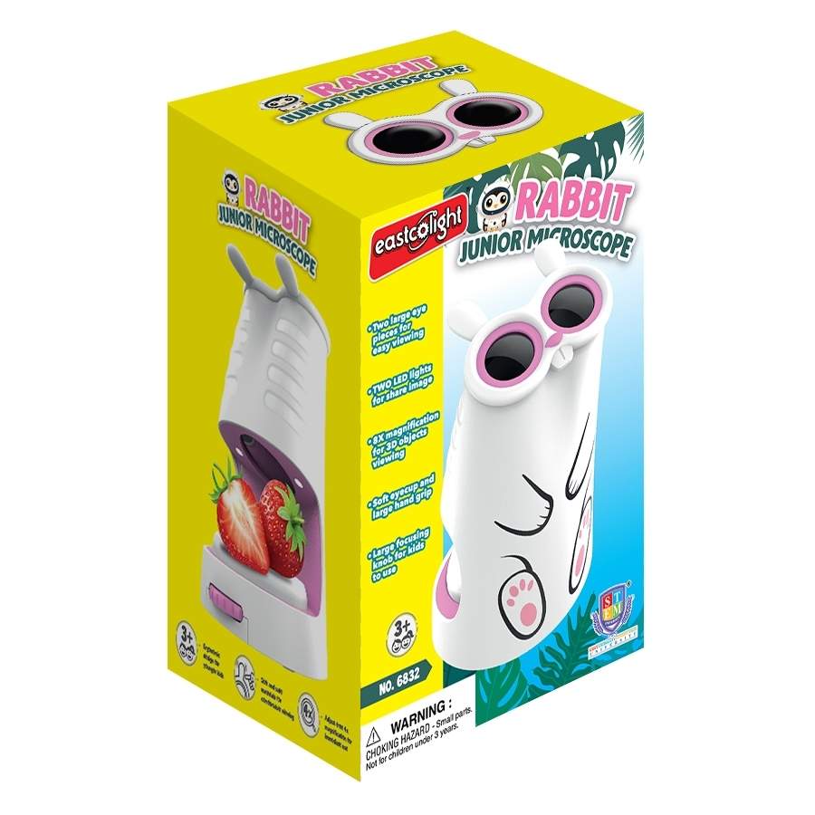 Mikroskop til børn, pædagogisk legetøj, let at bruge