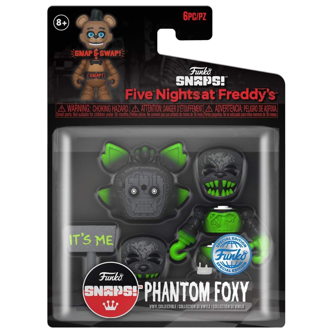 Fem nätter på Freddys Phantom Foxy Snap Figure Toy | Hem & Hobby | Pryloteket