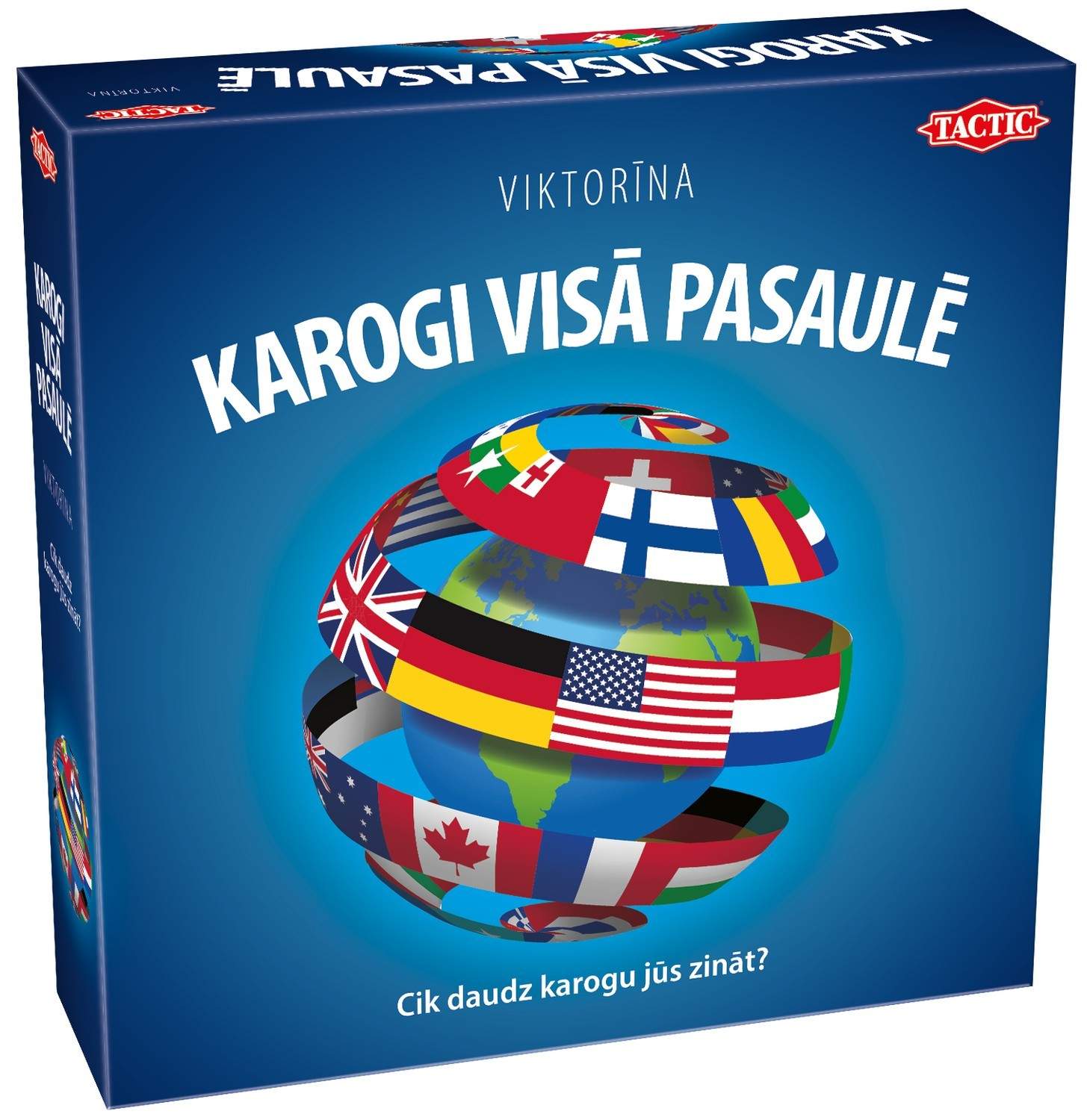 Flag rundt om i verden Brætspil på lettisk sprog