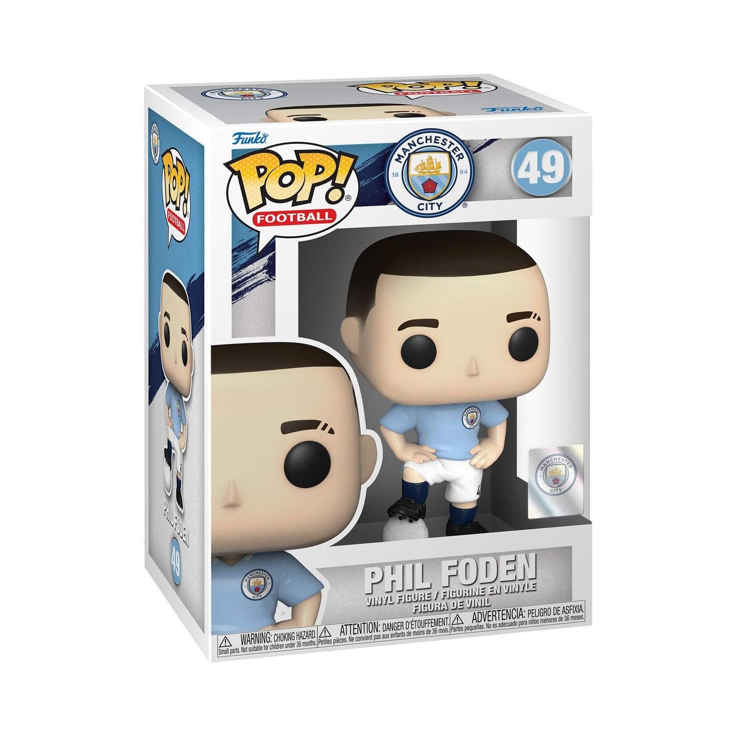 Manchester City Phil Foden Funko Pop Vinyl Figur Samlerobjekt