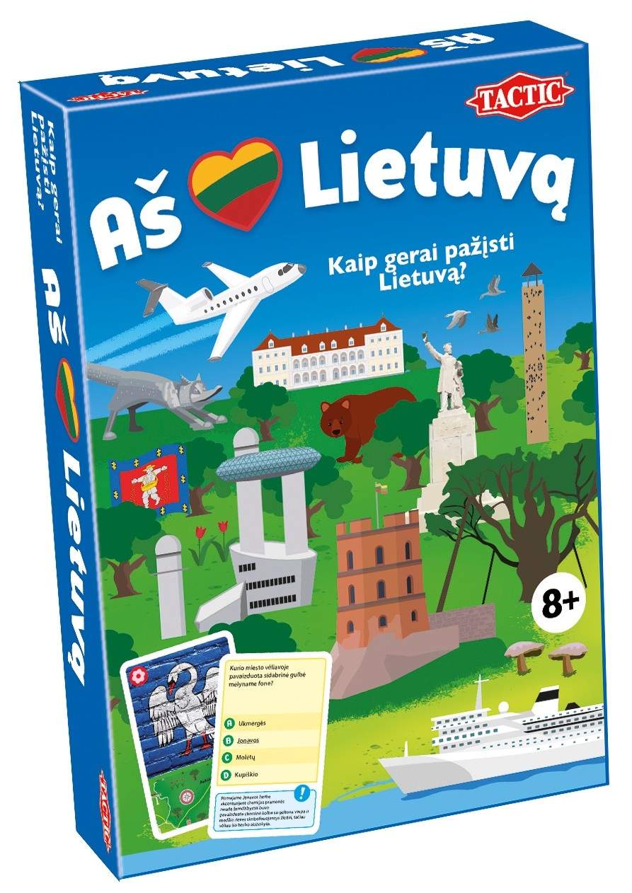 Jeg elsker Litauen brætspil – Sjovt for alle aldre, litauisk sprog