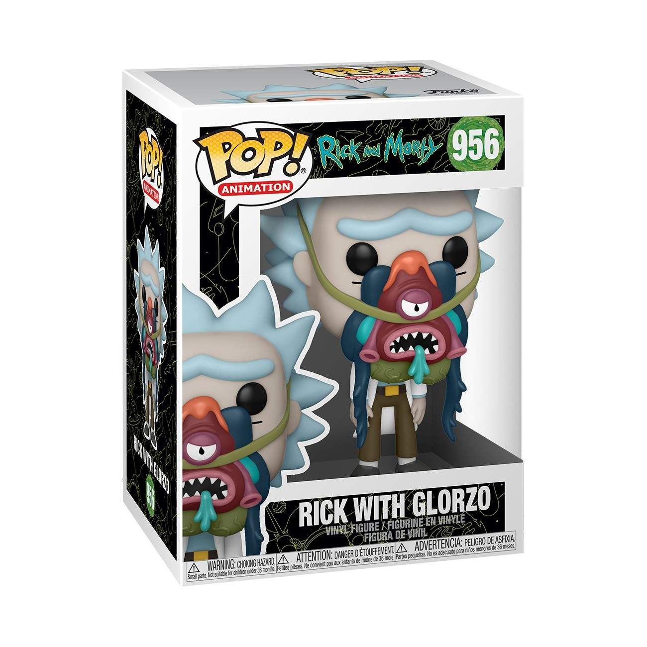 Rick og Morty Funko Pop! Vinylfigur - Rick med Glorzo