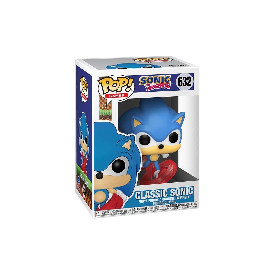 Sonic vinylfigur - Funko Pop samlarobjekt, 4-tums storlek | Hem & Hobby | Pryloteket