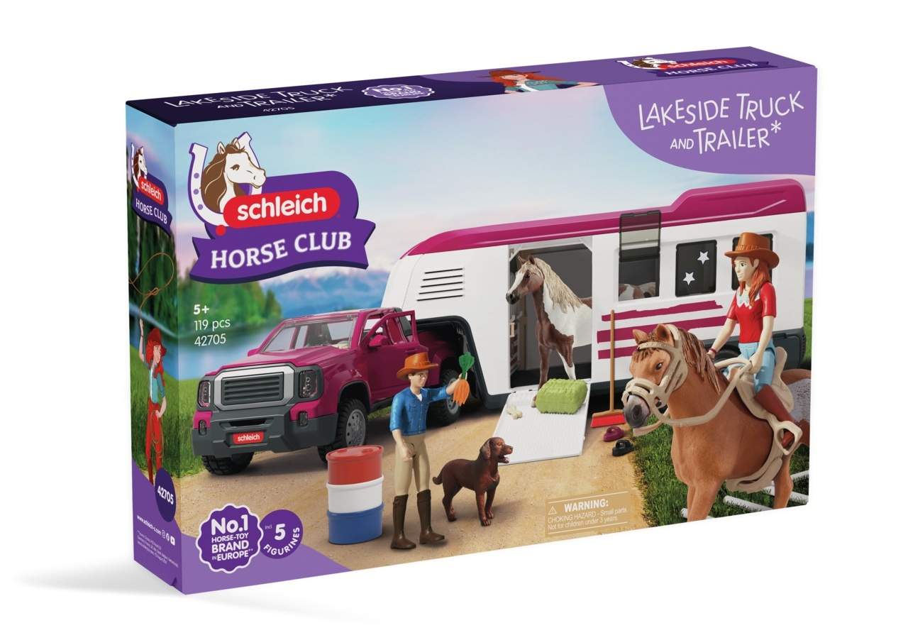 Hestevogn og trailer til Schleich Horse Club Legesæt