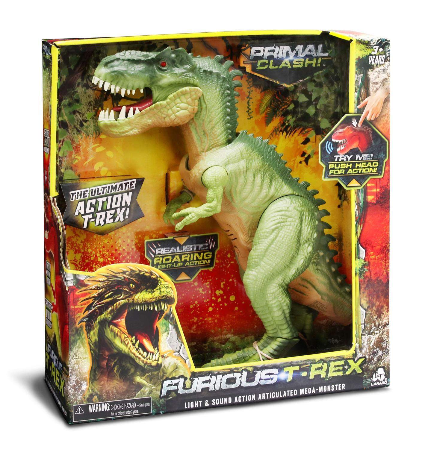Furious T-Rex dinosaurieleksak för barn, interaktiva rytande ljud | Hem & Hobby | Pryloteket