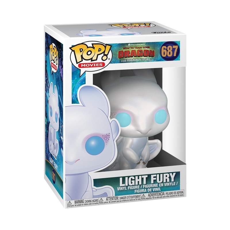 Sådan træner du din drage 3 Light Fury Funko Pop Vinyl Figur