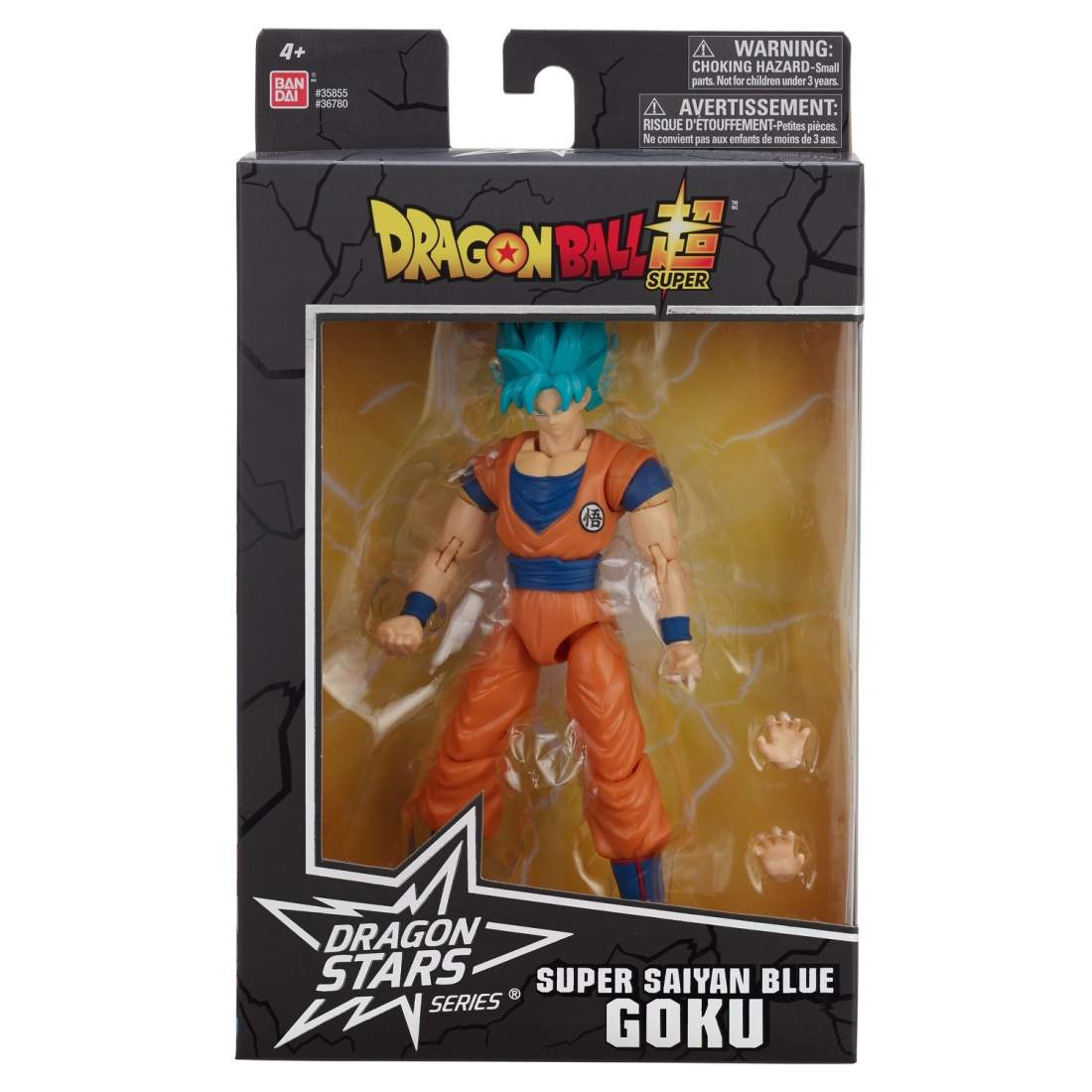 Super Saiyan Blue Goku ställbar figur med tillbehör, 16 cm | Hem & Hobby | Pryloteket