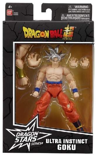 Goku Ultra Instinct Poseable Figur med tilbehør, 16 cm
