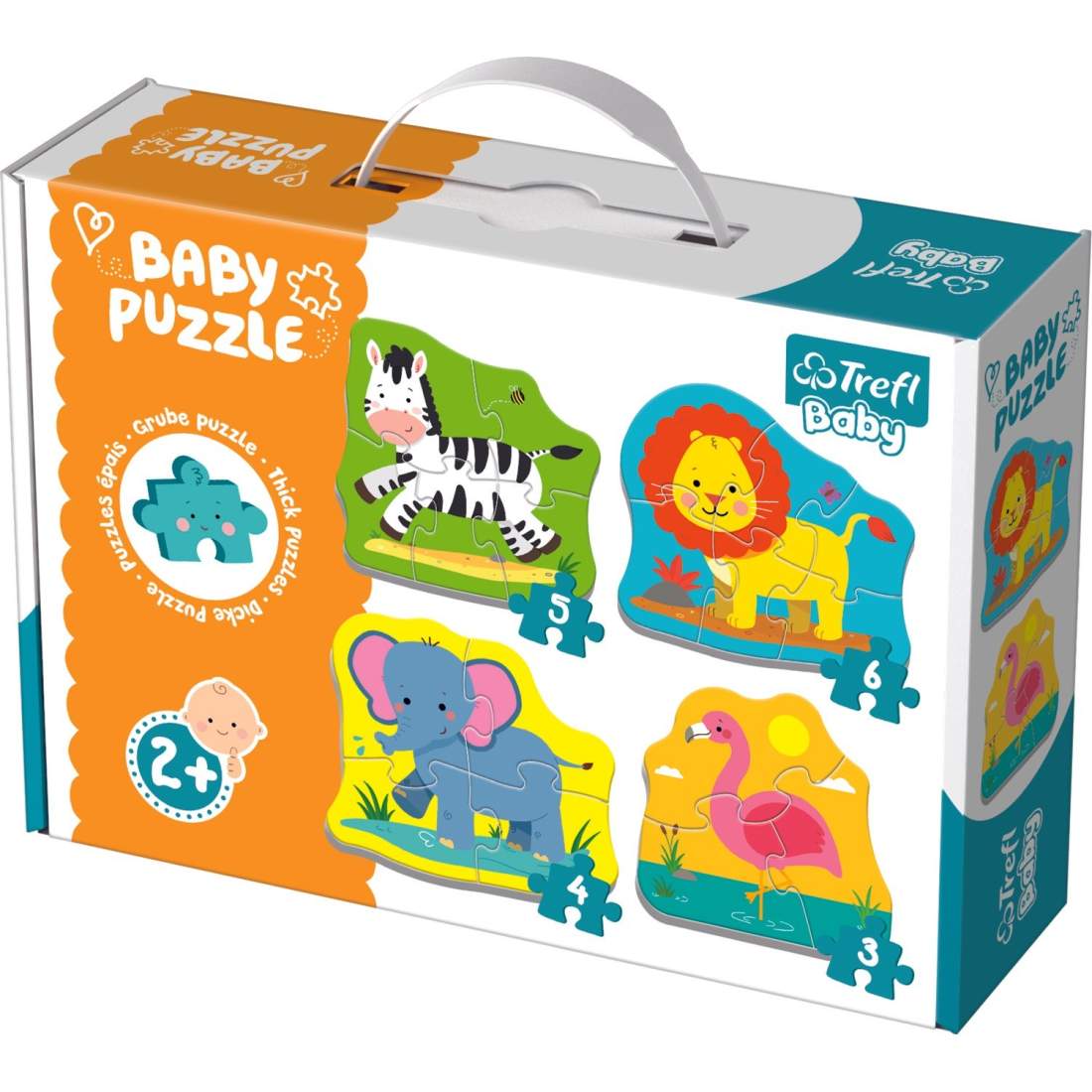 Safari Animals Baby Pussel Set, 12 bitar | Hem & Hobby | Pryloteket