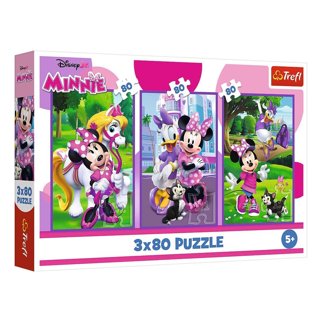 Musse Pigg Pussel Set, 3 förpackningar med 80 bitar vardera | Hem & Hobby | Pryloteket