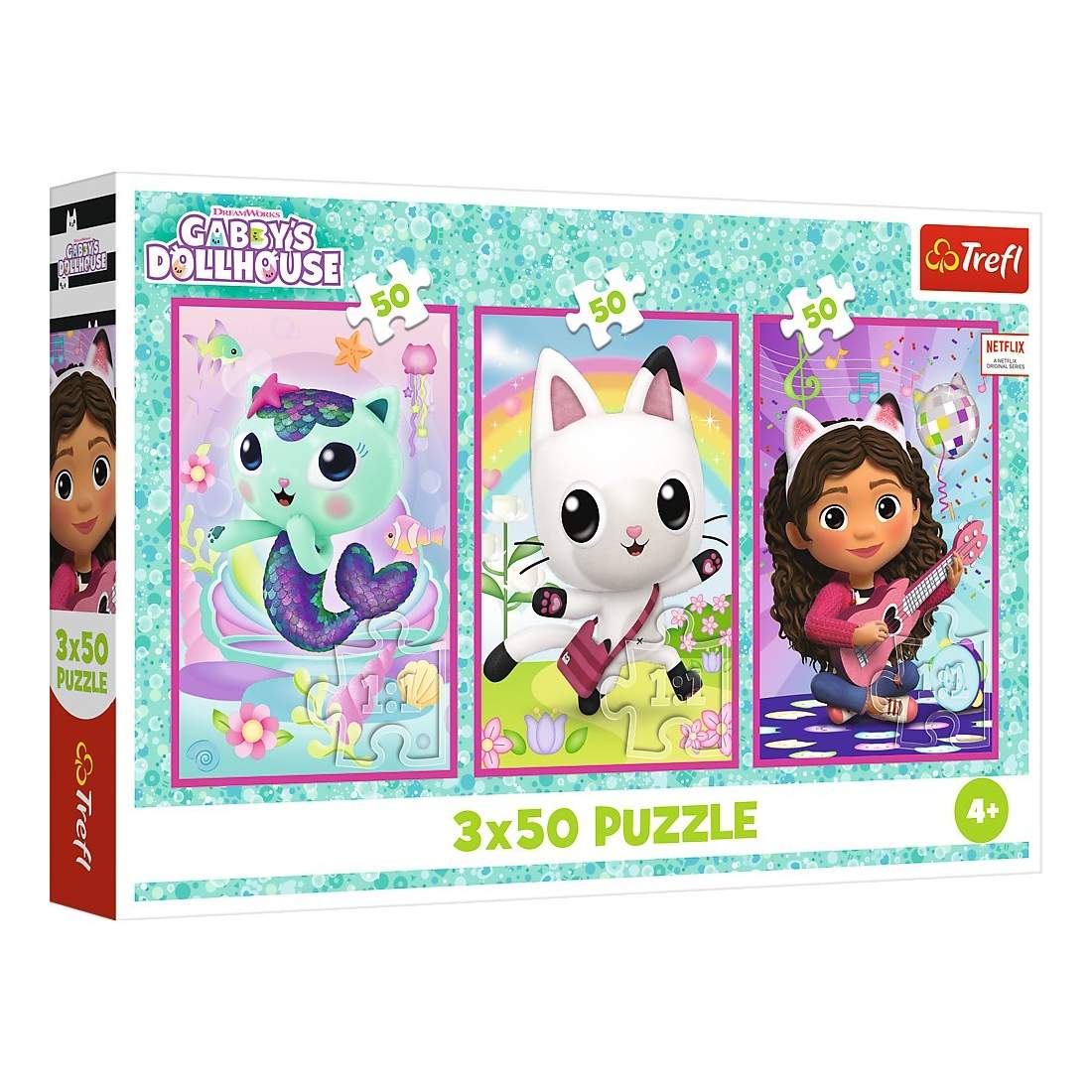 Gabbys dockhuspusselset, 3x50 bitar, kul för barn | Hem & Hobby | Pryloteket